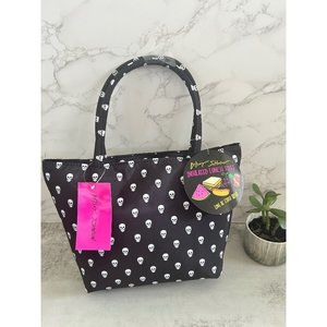 COPY - NWT Betsey Johnson Skulls Insulated Lunch Tote